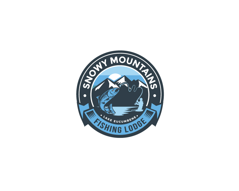 Logo Design entry 1405730 submitted by Ena to the Logo Design for Snowy Mountains Fishing Lodge run by Mark Geissler