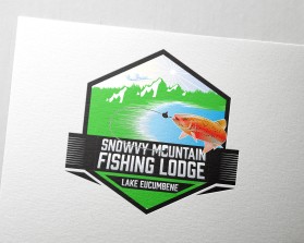 Logo Design Entry 1405747 submitted by KENJI21 to the contest for Snowy Mountains Fishing Lodge run by Mark Geissler