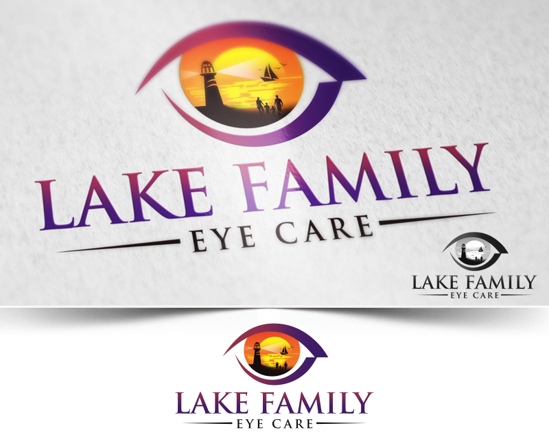 Logo Design entry 1407611 submitted by Ethan to the Logo Design for Lake Family Eye Care run by TrishaV923