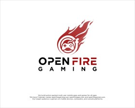 Logo Design entry 1408815 submitted by k_alexander to the Logo Design for Open Fire Gaming run by openfiregaming