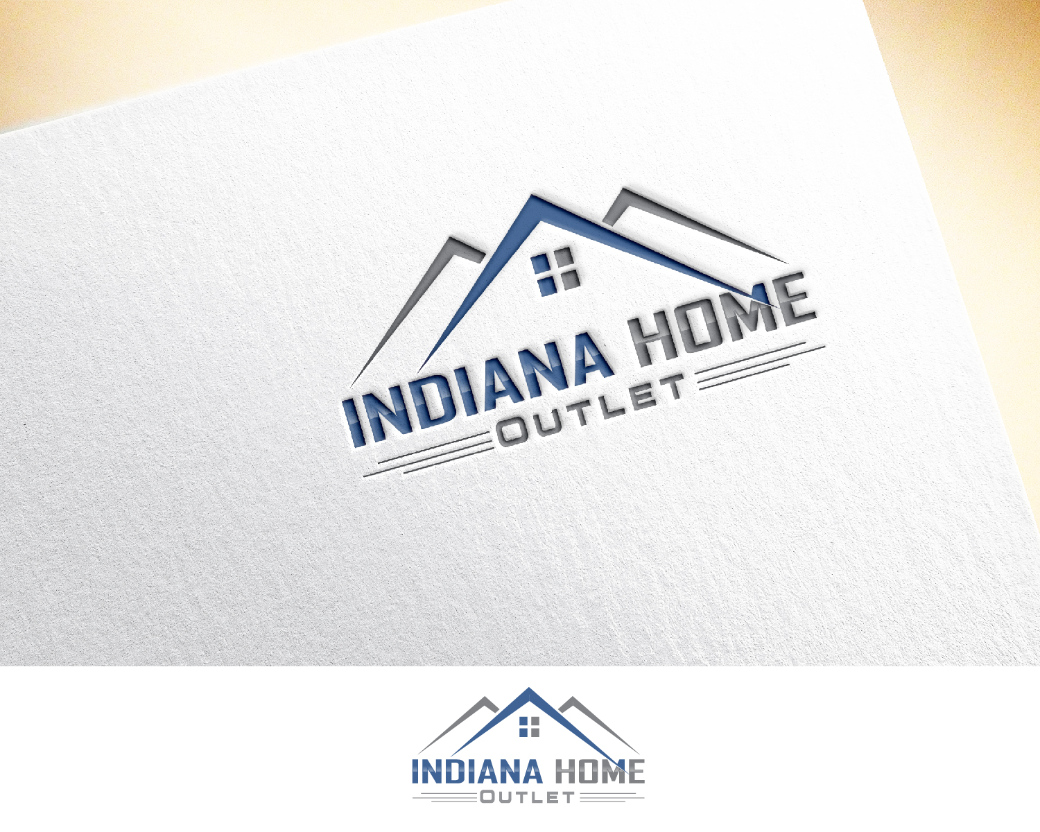 Logo Design entry 1411142 submitted by JBsign to the Logo Design for Indiana Home Outlet run by matt03r1@yahoo.com