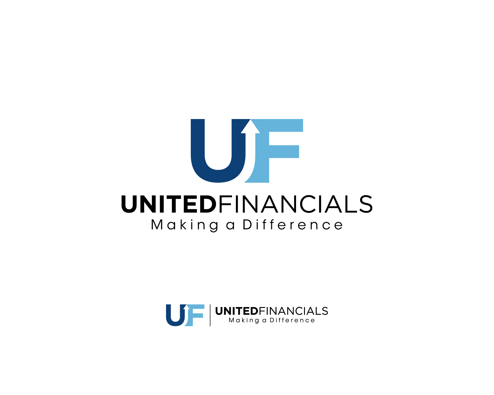 Logo Design entry 1411319 submitted by shanks to the Logo Design for United Financials Making a Difference run by rhansen