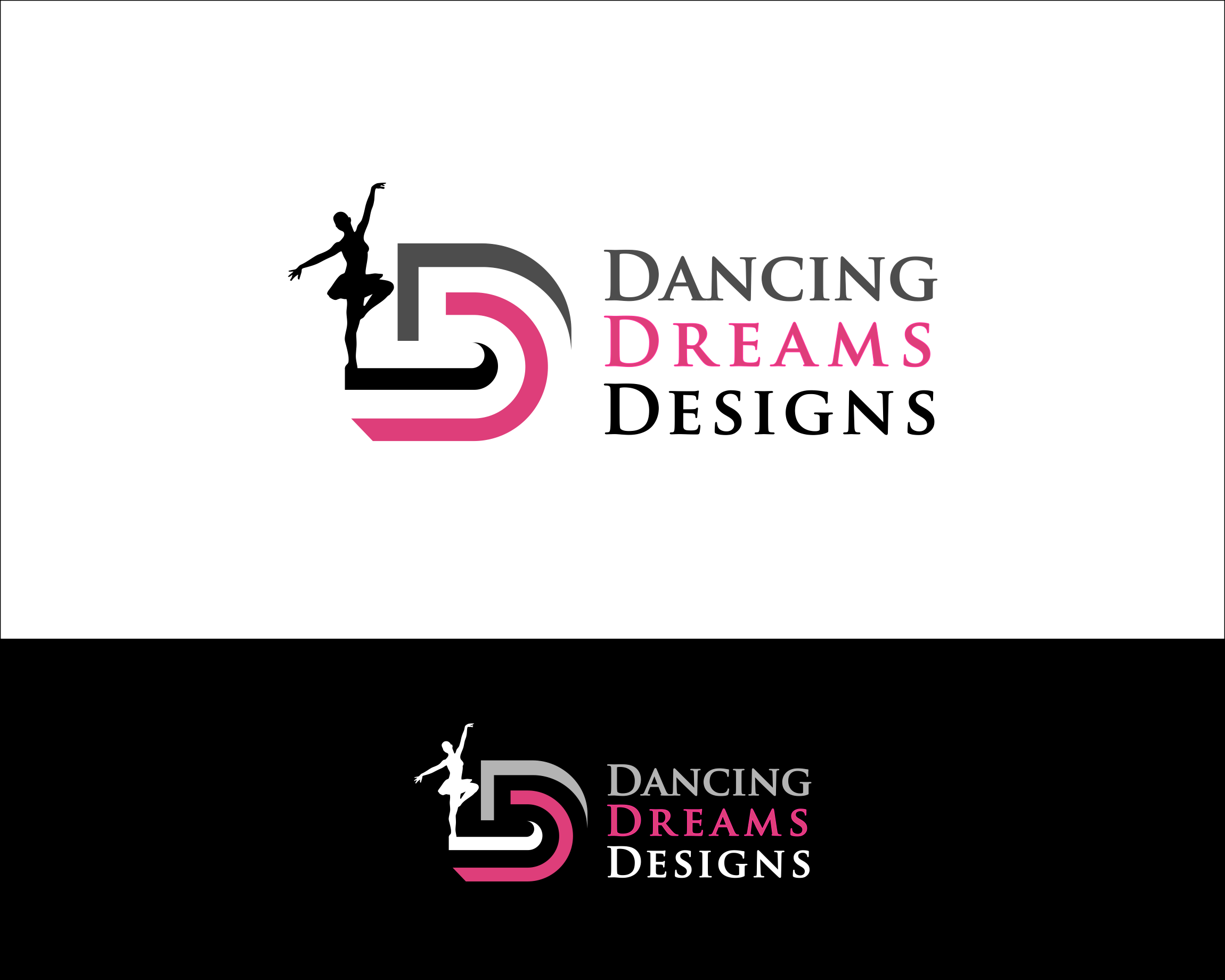 Logo Design entry 1411935 submitted by Super to the Logo Design for Dancing Dreams Designs run by montrosegohl