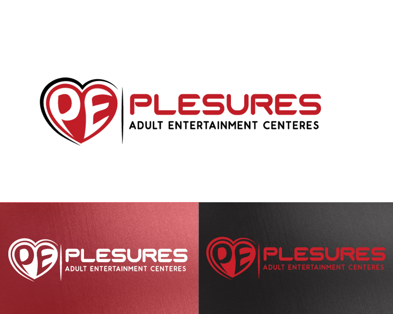 Logo Design entry 1412762 submitted by alex.projector to the Logo Design for Pleasures Adult Entertainment Centers run by bearhntr6
