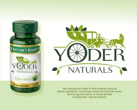 Logo Design entry 1413110 submitted by kuja76 to the Logo Design for Yoder Naturals run by horses