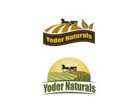 Logo Design entry 1413140 submitted by theBeesKnees to the Logo Design for Yoder Naturals run by horses