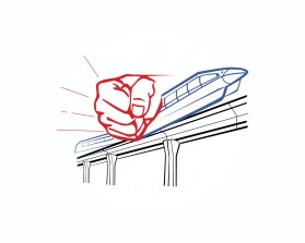 Logo Design entry 1414620 submitted by Wonkberan to the Logo Design for Citizens Against SCMaglev run by phubanks