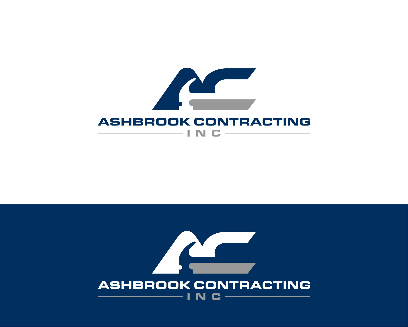 Logo Design entry 1415594 submitted by shanks to the Logo Design for Ashbrook Contracting Inc run by scotty