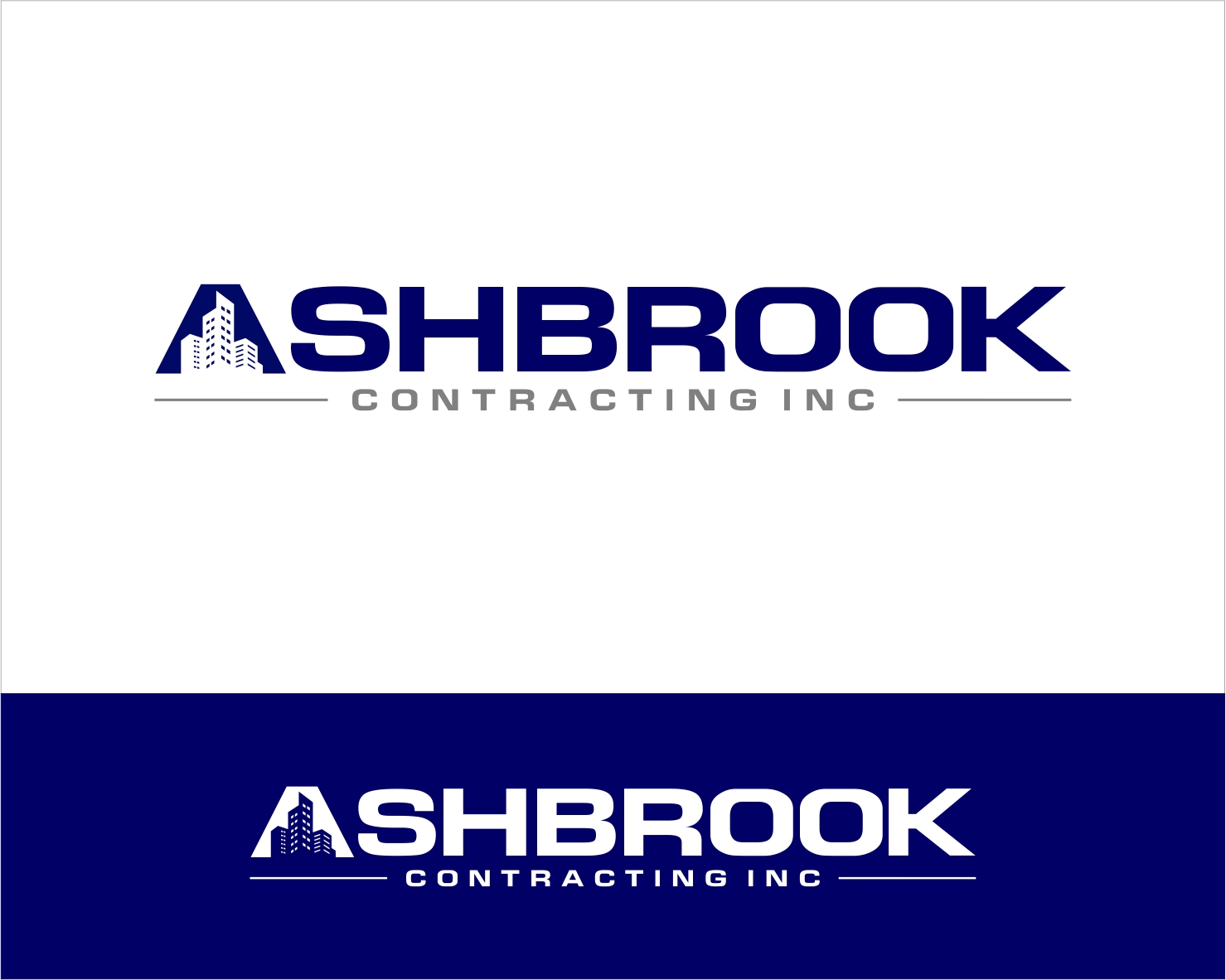 Logo Design entry 1415670 submitted by danni22 to the Logo Design for Ashbrook Contracting Inc run by scotty