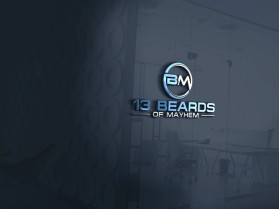 Logo Design entry 1420115 submitted by usman166 to the Logo Design for 13 Beards Of Mayhem run by Crx3510