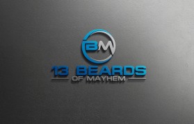 Logo Design entry 1420116 submitted by CreativeBox16 to the Logo Design for 13 Beards Of Mayhem run by Crx3510