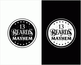 Logo Design entry 1420266 submitted by jellareed to the Logo Design for 13 Beards Of Mayhem run by Crx3510