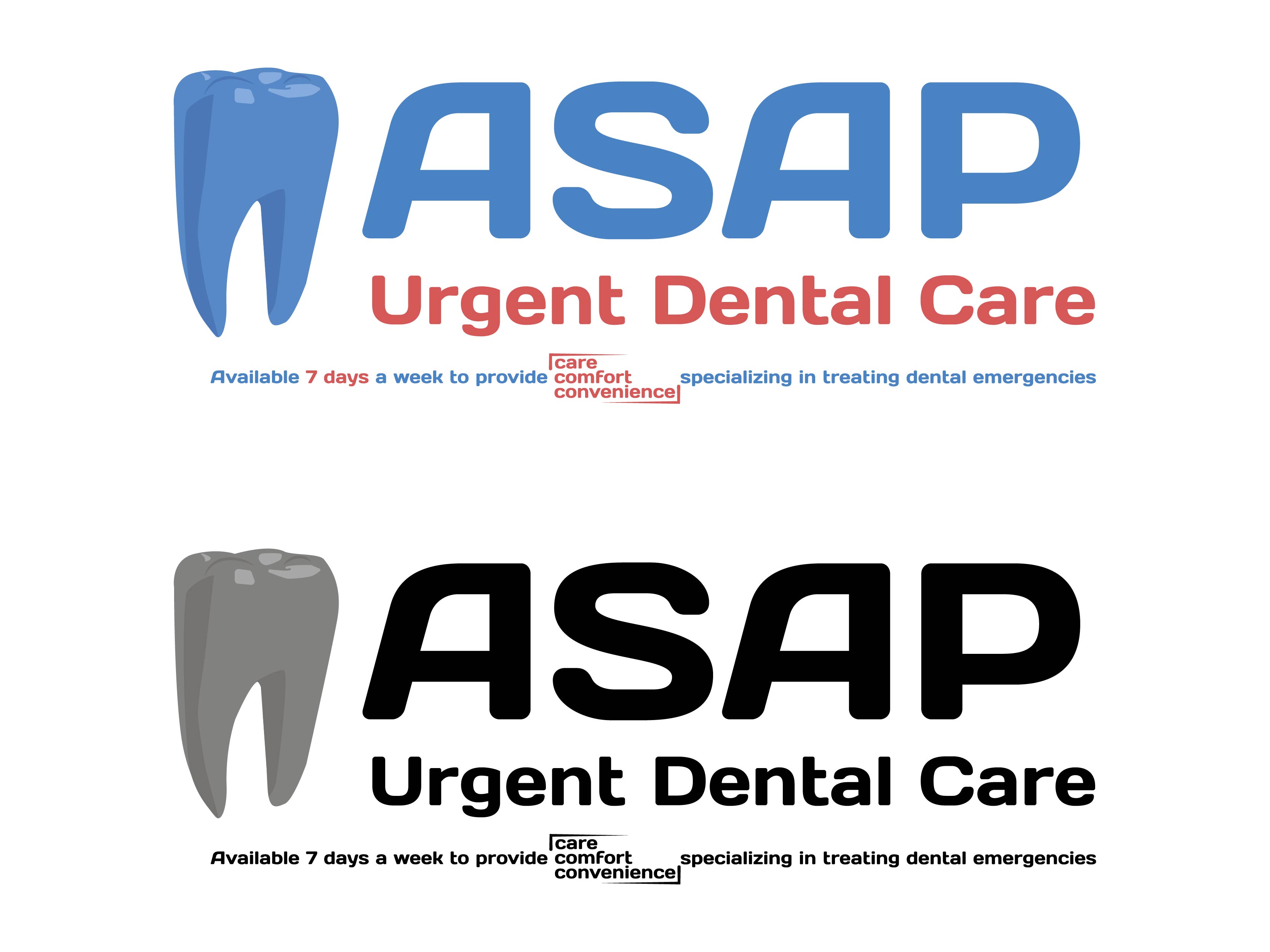 Logo Design entry 1420833 submitted by dogyer to the Logo Design for ASAP Urgent Dental Care run by kmiller