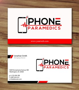 Business Card & Stationery Design entry 1421384 submitted by CreativeBox16 to the Business Card & Stationery Design for Phone Paramedics run by phoneparamedics