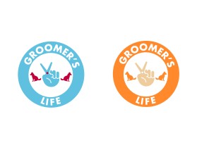 Logo Design entry 1423983 submitted by theBeesKnees to the Logo Design for Groomer's Life run by chuckbelcher