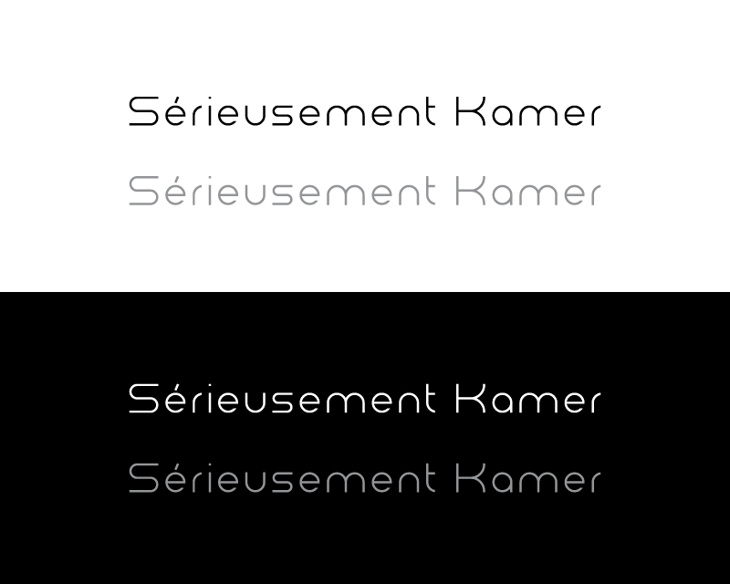 Logo Design entry 1427351 submitted by Archtech to the Logo Design for Sérieusement Kamer  run by tyrionlannister