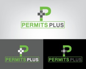 Logo Design entry 1441912 submitted by yudo81 to the Logo Design for Permits Plus (plus symbol can also be used ) run by permitsplus