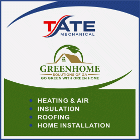 Graphic Design entry 1442371 submitted by yudo81 to the Graphic Design for Greenhome Solutions of GA AND Tate Mechanical run by koearthcents@gmail.com