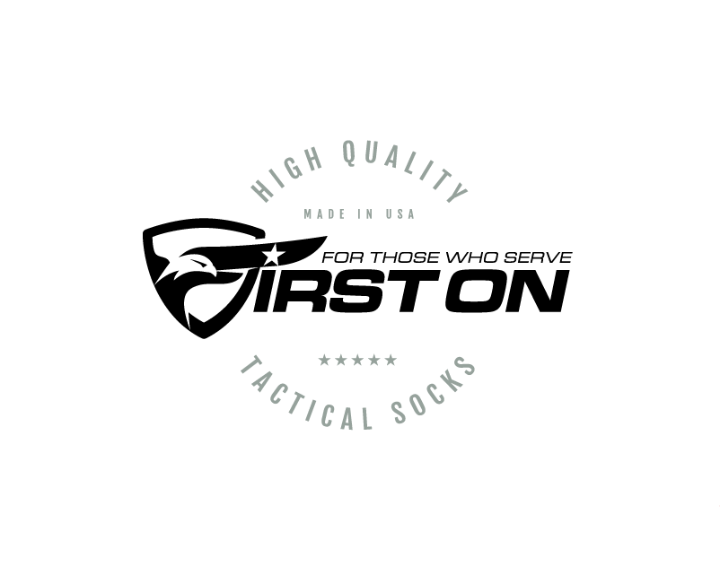 Logo Design entry 1442493 submitted by Efzone2005 to the Logo Design for FirstOn - Made in USA - High Quality Tactical Socks run by ticketplayer