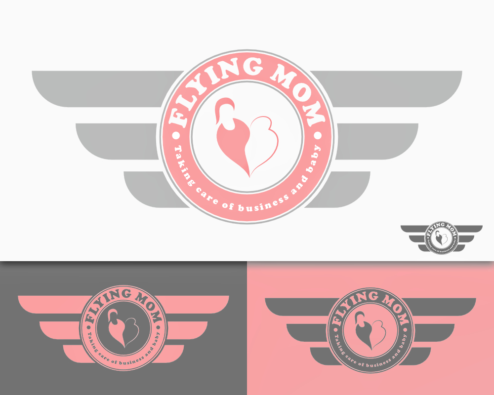 Logo Design entry 1443375 submitted by KENJI21 to the Logo Design for Flying Mom run by molliekat1