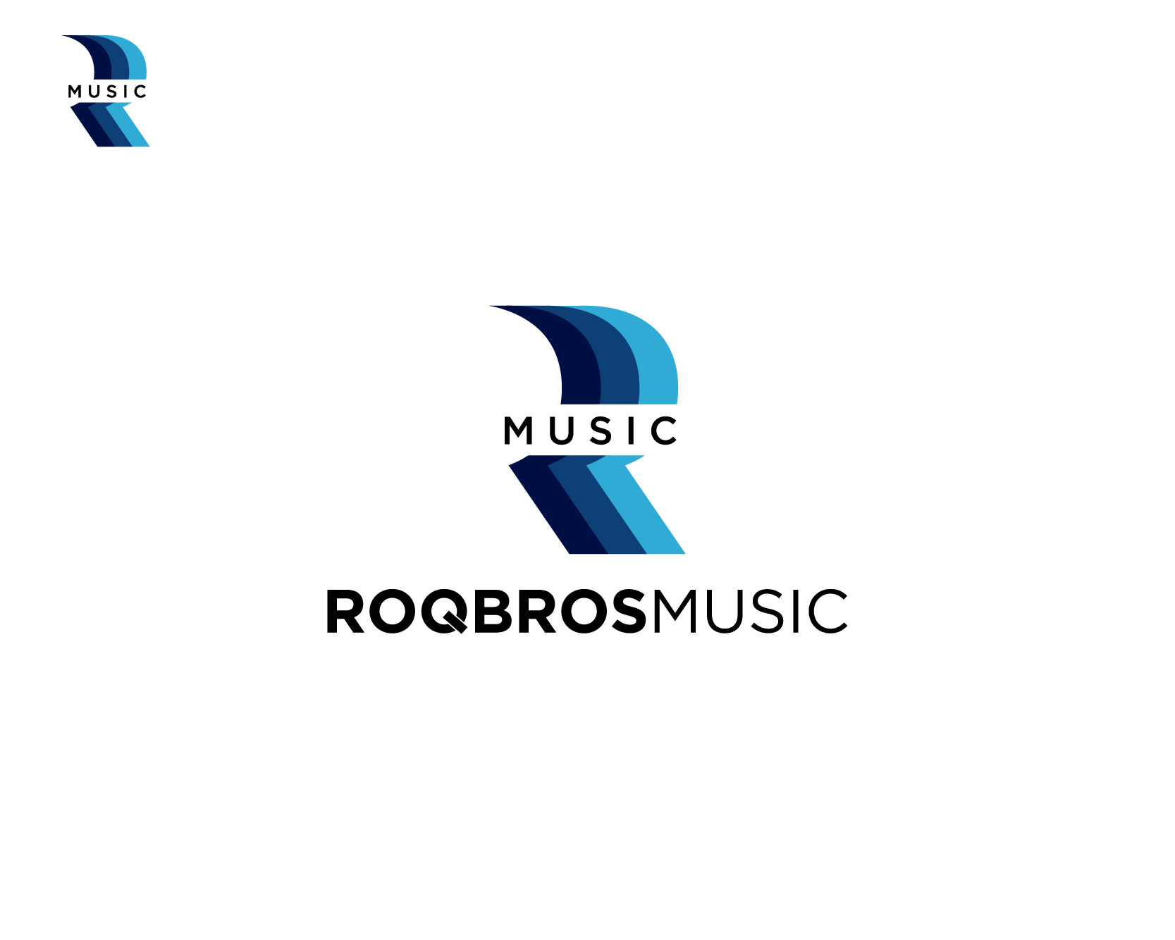 Logo Design entry 1445996 submitted by shanks to the Logo Design for roqbros music run by roqmon