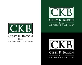 Logo Design entry 1446106 submitted by southernflair2015 to the Logo Design for Cissy K. Bacon, PLLC run by ckbacon