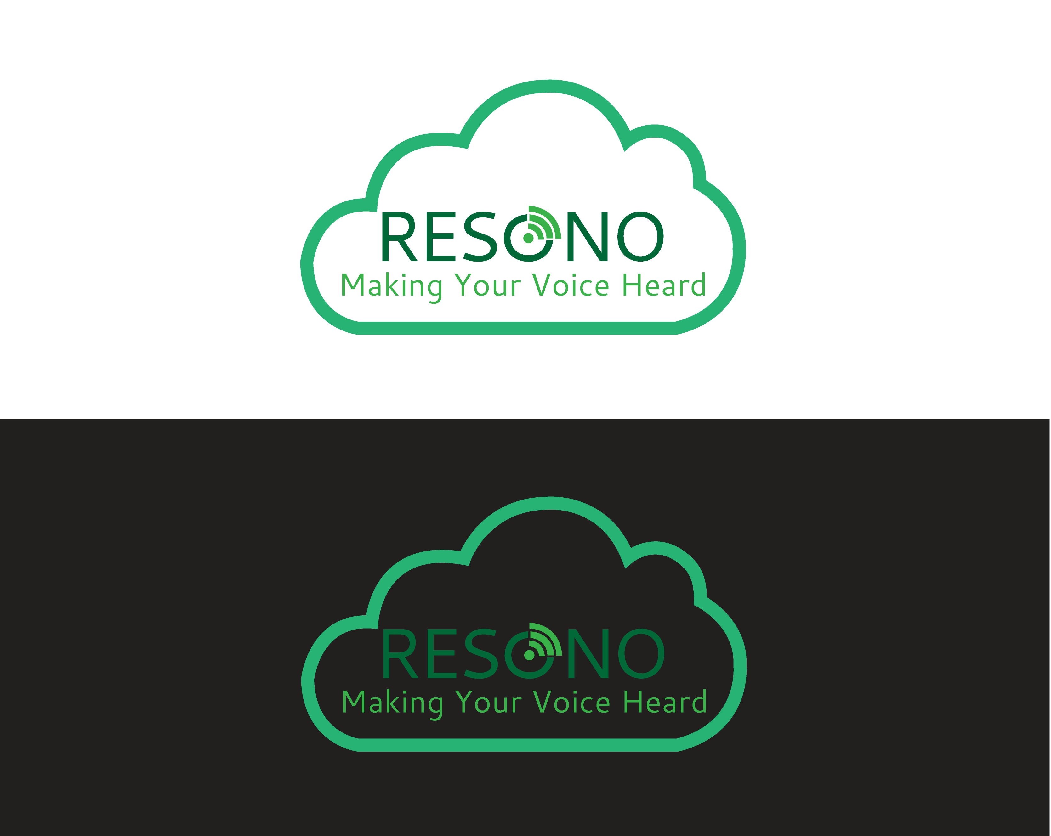 Logo Design entry 1449934 submitted by VANCOUVER to the Logo Design for Resono run by dornay@gmail.com