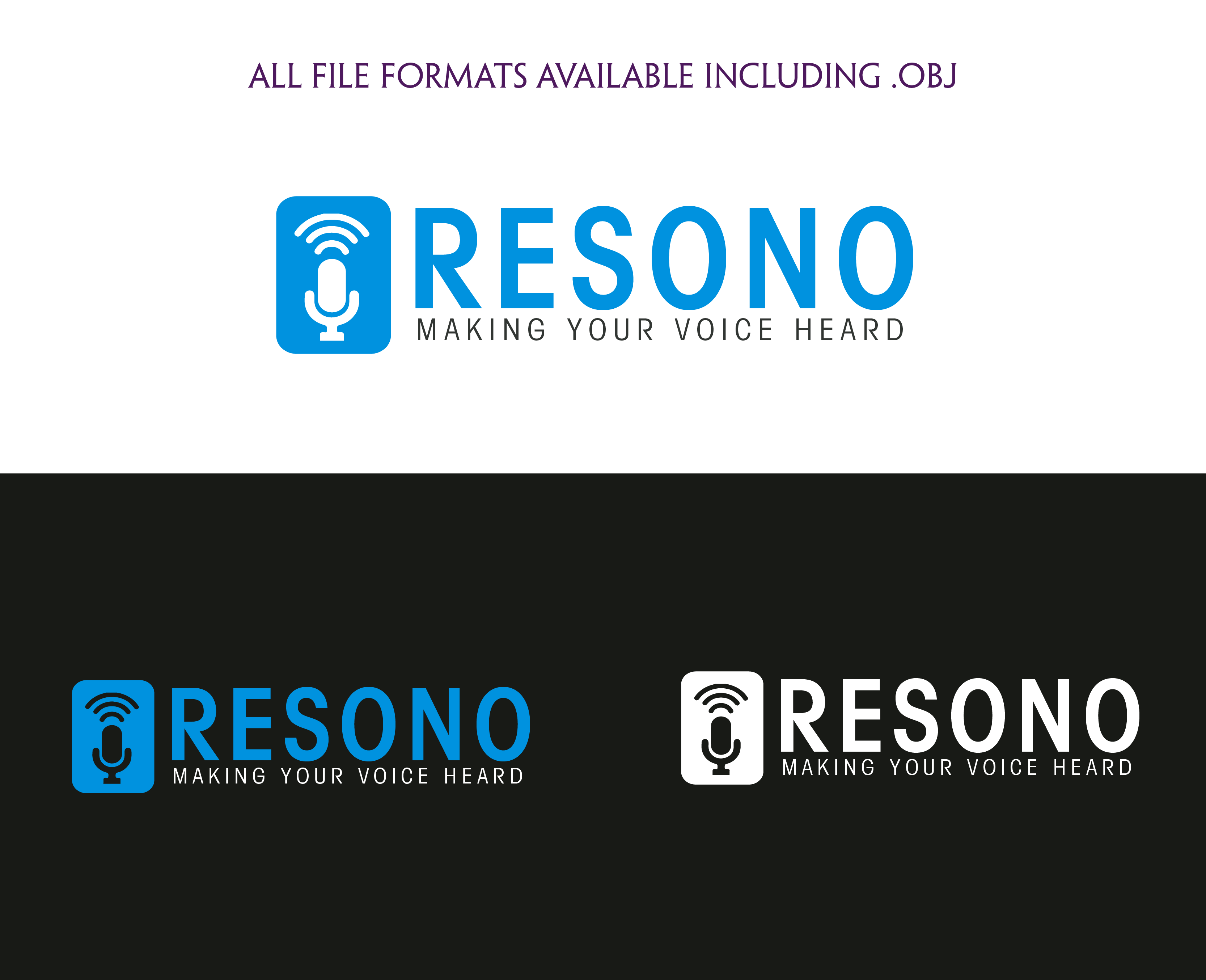 Logo Design entry 1449946 submitted by IZTDesigns to the Logo Design for Resono run by dornay@gmail.com