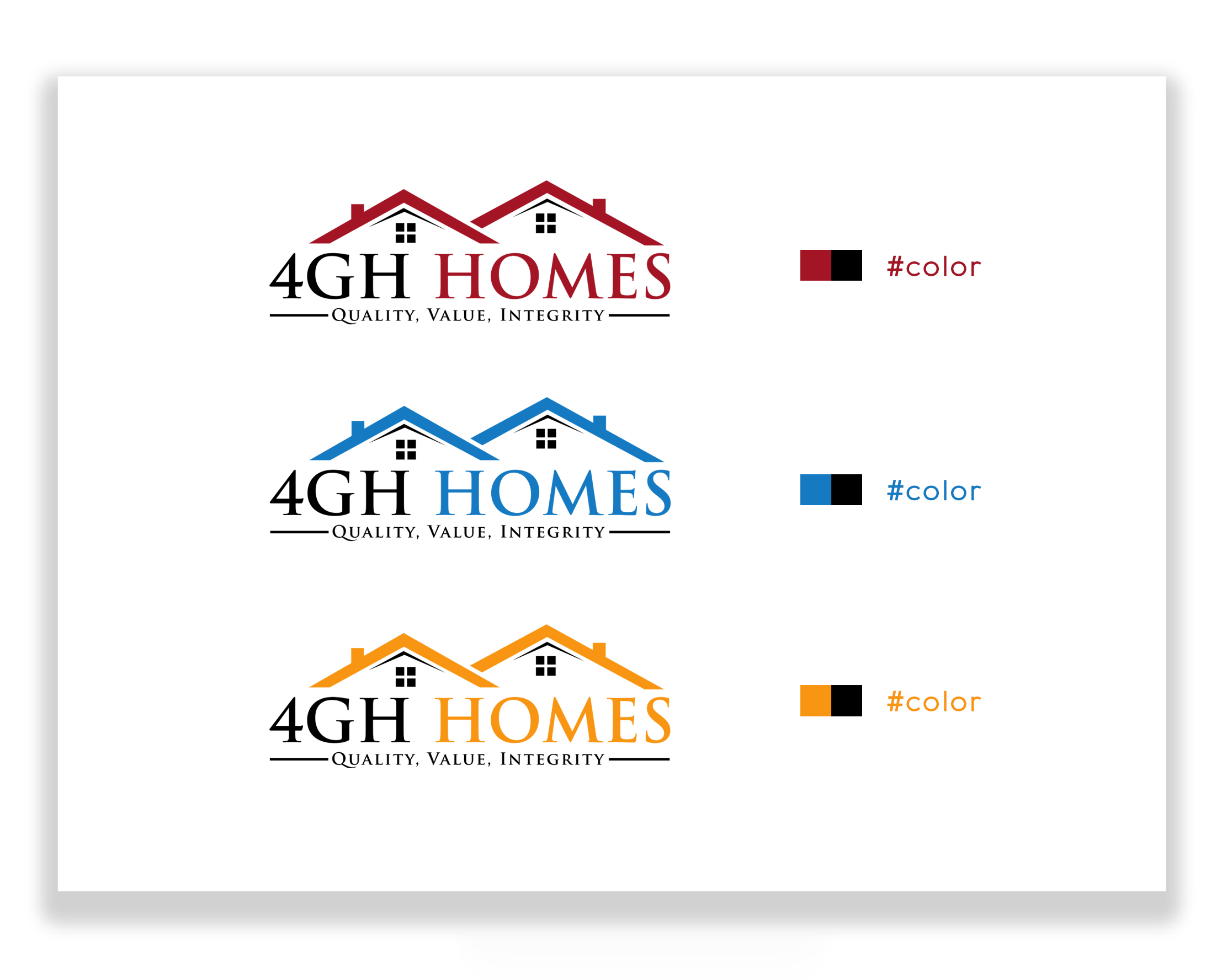Logo Design entry 1452006 submitted by sonusmiley to the Logo Design for 4GH Homes run by lhenryp1