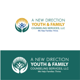 Logo Design entry 1452580 submitted by Sonia99 to the Logo Design for A New Direction Youth & Family Counseling Services, LLC run by Fbt0gn8