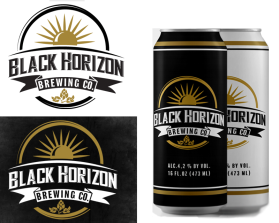 Graphic Design entry 1452742 submitted by 99morbe to the Graphic Design for Black Horizon Brewing Company run by BHBC7560