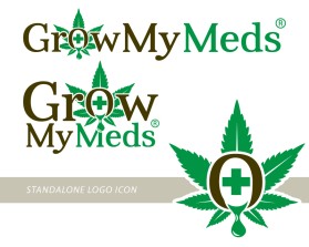 Logo Design entry 1453270 submitted by michidesign09 to the Logo Design for Grow My Meds run by meredian