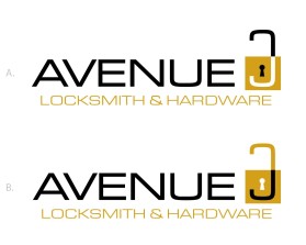 Logo Design entry 1455537 submitted by einaraees to the Logo Design for Avenue J Locksmith and Hardware run by stevenmoller1