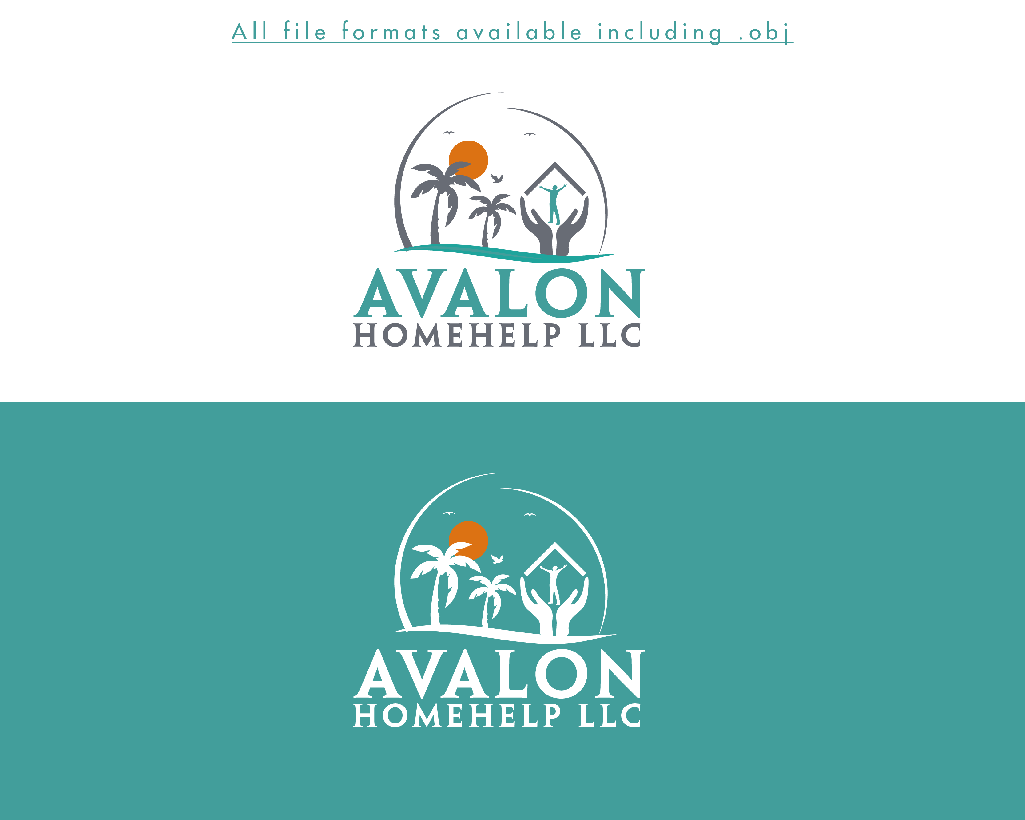 Logo Design entry 1456300 submitted by IZTDesigns to the Logo Design for Avalon Home Help LLC run by Crisgrain95 