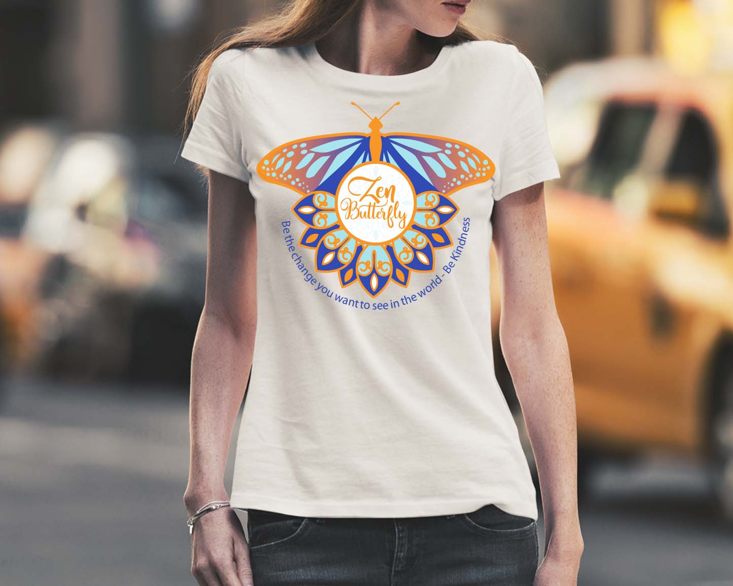 T-Shirt Design entry 1457015 submitted by quimcey to the T-Shirt Design for Zen Butterflyy run by BlueMonarchCoach