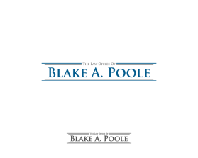 Logo Design entry 1462760 submitted by ardhstudio to the Logo Design for The Law Offices of Blake A. Poole run by bpoole