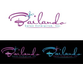 Logo Design entry 1467352 submitted by handaja to the Logo Design for Bailando Salon Enterprise, Inc. run by debbiepez
