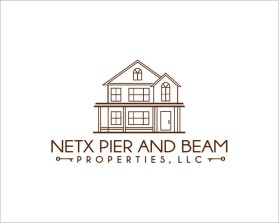 Logo Design entry 1467532 submitted by logo037 to the Logo Design for NETX Pier and Beam Properties, LLC run by Miranda12088