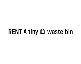 Logo Design entry 1468278 submitted by wahab_design to the Logo Design for rent a tiny Dumpster run by greenterrahomes