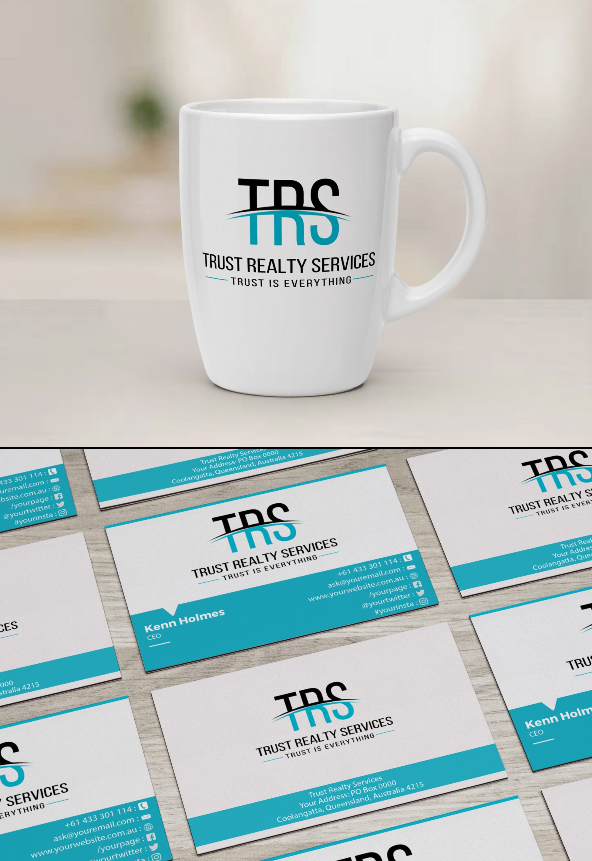 Logo Design entry 1468556 submitted by nbclicksindia to the Logo Design for Trust Realty Services run by MSvrcek