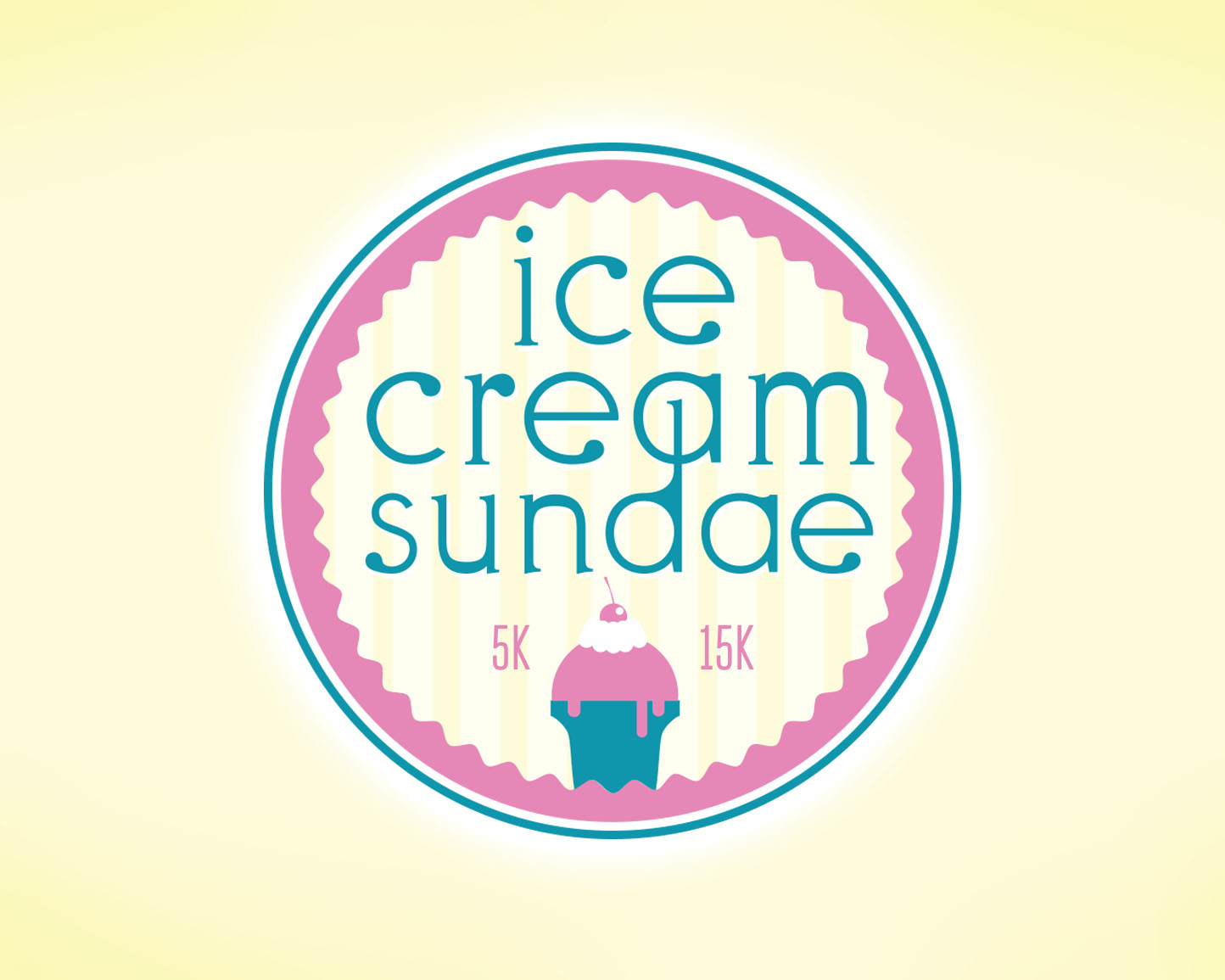 Logo Design entry 1470346 submitted by quimcey to the Logo Design for Ice Cream Sundae 15k/ 5k run by draplinj