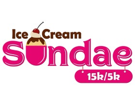 Logo Design entry 1470301 submitted by logo037 to the Logo Design for Ice Cream Sundae 15k/ 5k run by draplinj