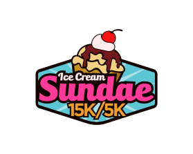 Logo Design entry 1470346 submitted by logo037 to the Logo Design for Ice Cream Sundae 15k/ 5k run by draplinj