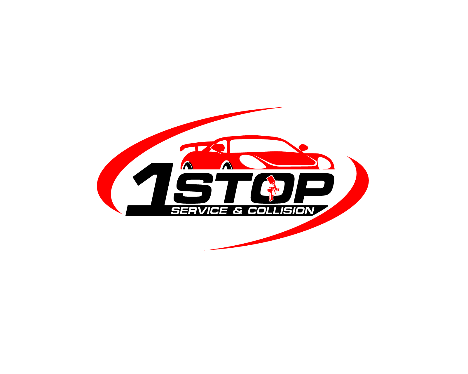 Logo Design entry 1471752 submitted by Efzone2005 to the Logo Design for 1STOP SERVICE AND COLLISION run by Diablo593