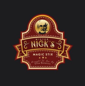 Logo Design Entry 1533492 submitted by morearts to the contest for Mister Nick's Magic Stix run by greendrummer