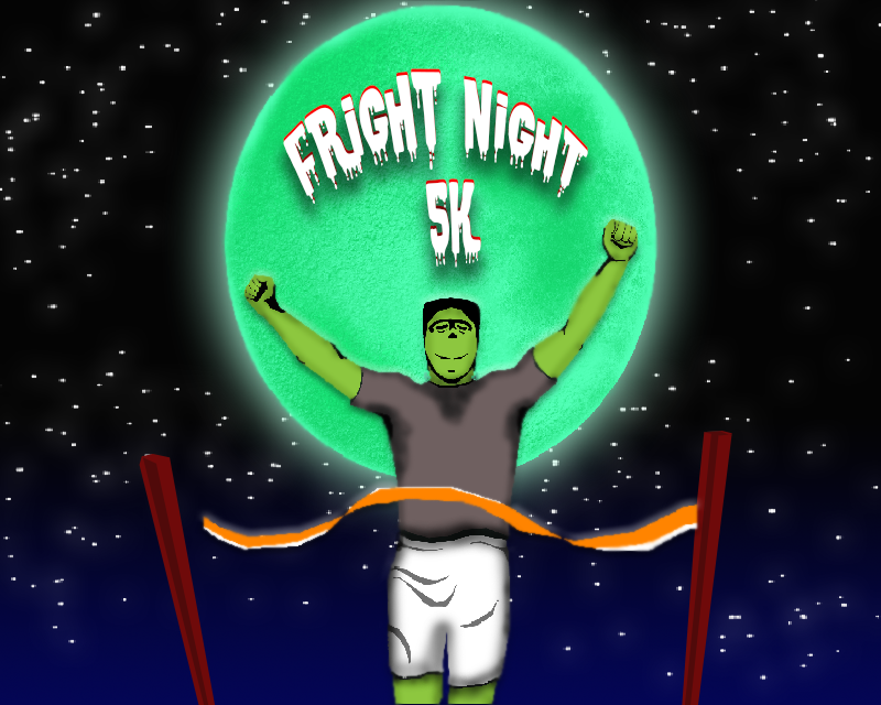 Logo Design entry 1476481 submitted by siminole to the Logo Design for Fright Night 5k run by draplinj