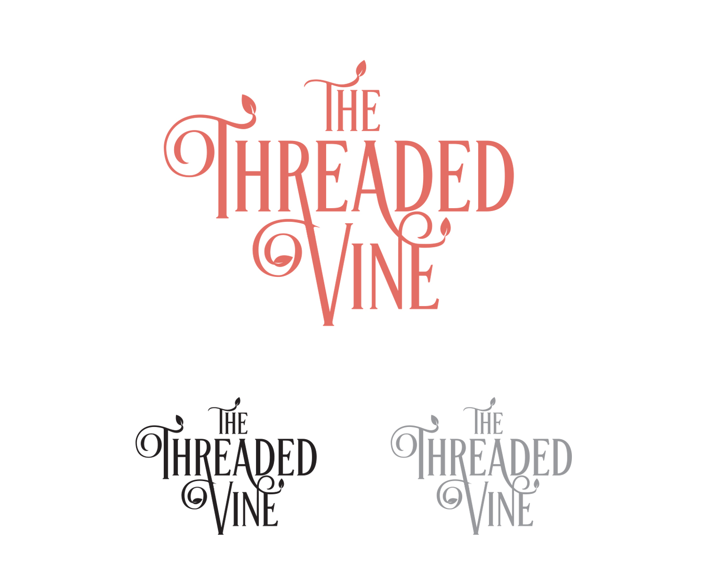 Logo Design entry 1477667 submitted by quimcey to the Logo Design for The Threaded Vine run by Threadedvine