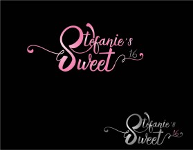 Graphic Design entry 1478085 submitted by graphite to the Graphic Design for Stefanie’s Sweet 16 run by jenksimone