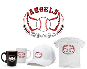 Logo Design entry 1479519 submitted by nbclicksindia to the Logo Design for Angels Baseball run by jaquilante