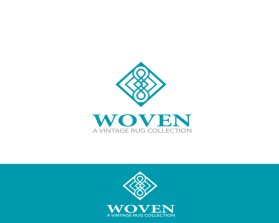 Logo Design Entry 1480990 submitted by GTS to the contest for Woven  (www.thewovencollection.com will be the website) ....my current inventory is on Instagram at my old name @turkishruglove run by catheyep
